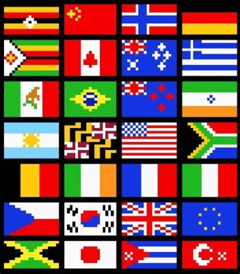 guess the pixel art flag: What if we could create our own pixel art language?