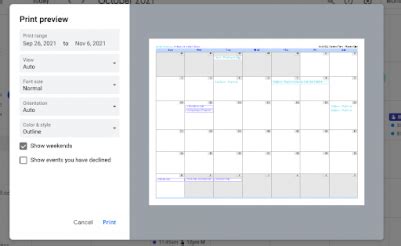 How to Print Google Calendar with Event Details: A Detailed Guide
