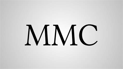 what does mmc stand for in books