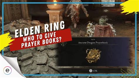 who to give prayer books to elden ring